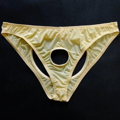 Мужские Шелковые Стринги с низкой посадкой прозрачный до открытия JJ|underwear