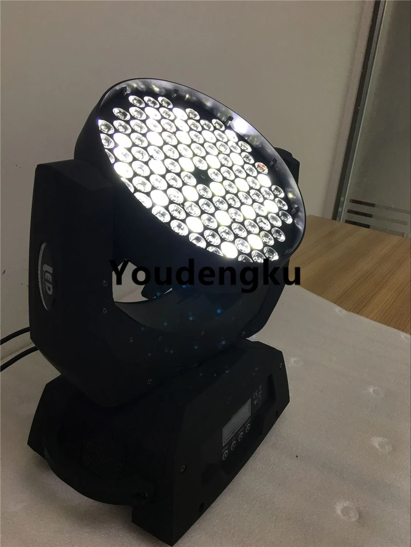 12 шт. светодиодное освещение 108x3 RGBW движущаяся головка led стирка 108 событий