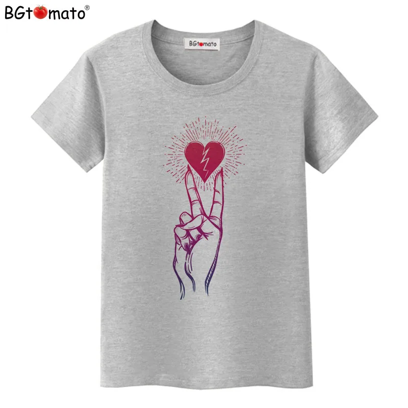 BGtomato футболка ножницы левой рукой прекрасная рубашка женские горящая распродажа