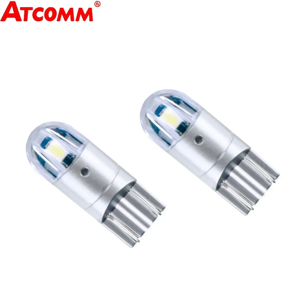2 шт. W5W T10 светодиодный авто лампа 3030 SMD COB Автомобильные аксессуары 12V зазор