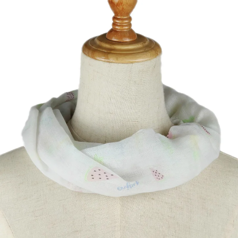 Новинка Весна 2019 Модный женский шарф кольцо розовый снуд платок для леди лето