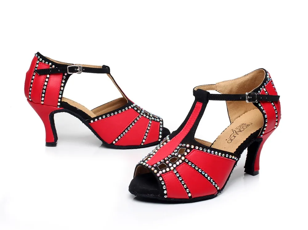 Для женщин Бальные Туфли для латинских танцев на высоком каблуке 6/7. 5 см Salsa