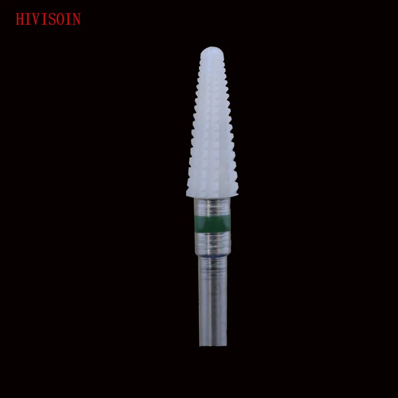 

1 Pcs/Lot White Zirconia Ceramic Dental Lab Burs - Conical Shape -Cross Cut XC (0305.045)
