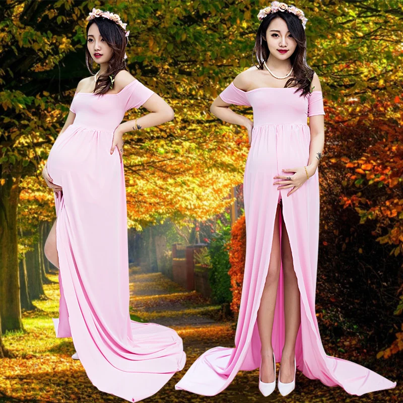 Новинка Реквизит для фотосъемки беременных Одежда Макси платье шифоновое женщин