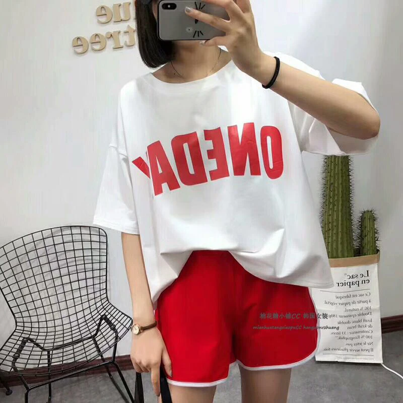 Новинка 2019 летние резинка на талии шорты костюмы модный Повседневный Спортивный