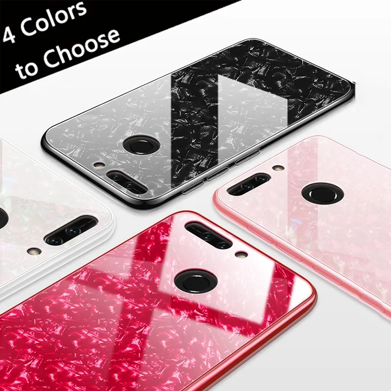 UPaitou Full Cover Tempered Glass Case for Huawei Honor 9 9N 9i Lite 8 Pro TPU Bumper 9H Hard Shell V9 9n |