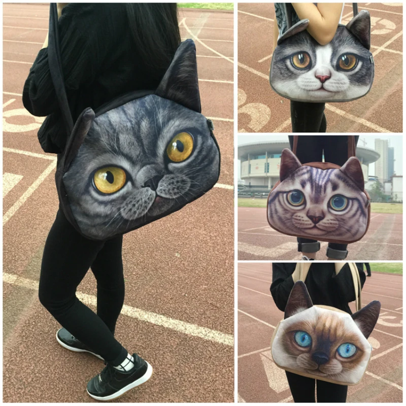 Cat 3d Сумасшедший распродажа! Новинка 2017 года Разработанный Весна Для женщин сумка