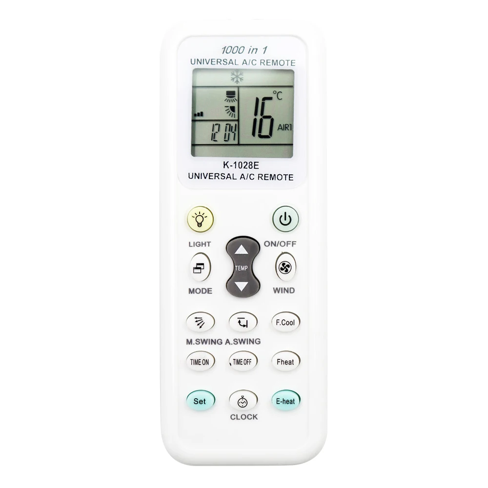 

Universal Low Power Consumption K-1028E Air Condition Remote LCD A/C Remote Control Controller
