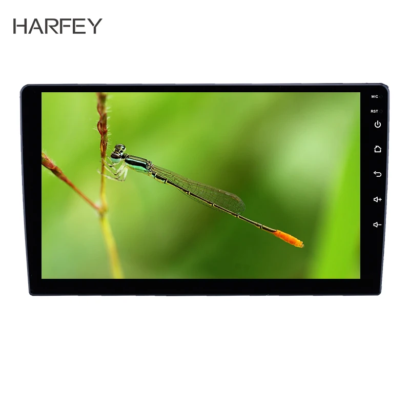 Harfey Android 9 1 Универсальный дюймов HD сенсорный автомобильный GPS Navi Радио RHD с Bluetooth AUX