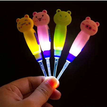 

1000PCS Popular Cartoon style Light LED Dig Flash Light Ear 3x Ear-pick Wax Remover Pick Earpick Clean Ears ear cleaning tools