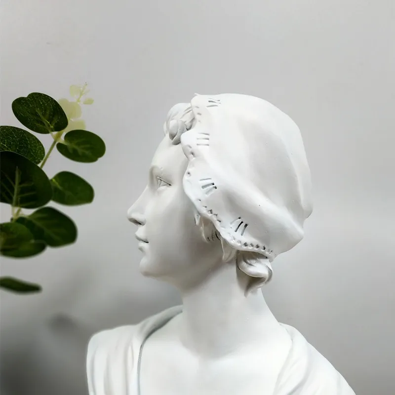 

Goddess Princess Diana Half-Length Portrait Resin Gypsum Statue Clothes Shop Craftwork Ornaments Home Decorations X1201