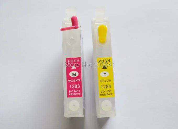 T1281 T1282 T1283 T1284 Refillable патрон чернил для принтера Epson Stylus S22 SX125 SX420W SX425W стилусы офисные BX305F BX305FW принтер