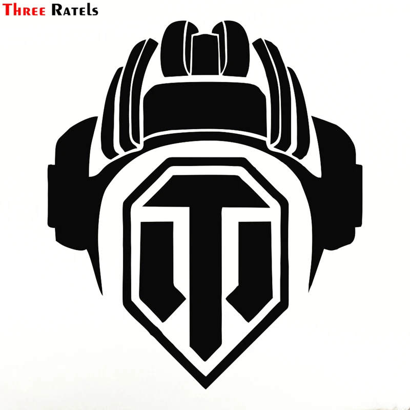Three Ratels TZ 1394#17.5*15см прикольные наклейки на авто World of Tanks WOT Волд оф танкс наклейка