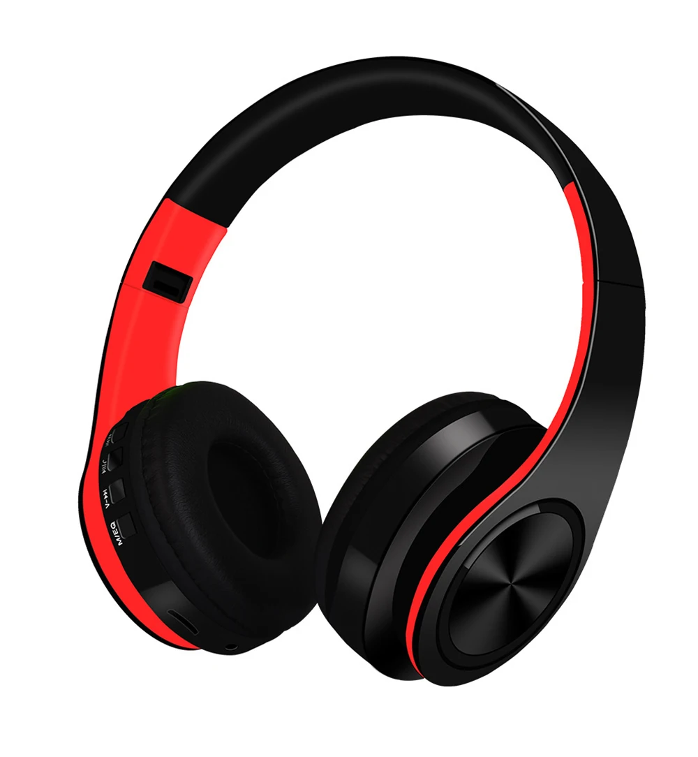 Беспроводные наушники bluetooth гарнитура TF карта проводное подключение стерео HIFI наушники долгий срок службы батареи для ipone/xiaomi/huawei/ipad