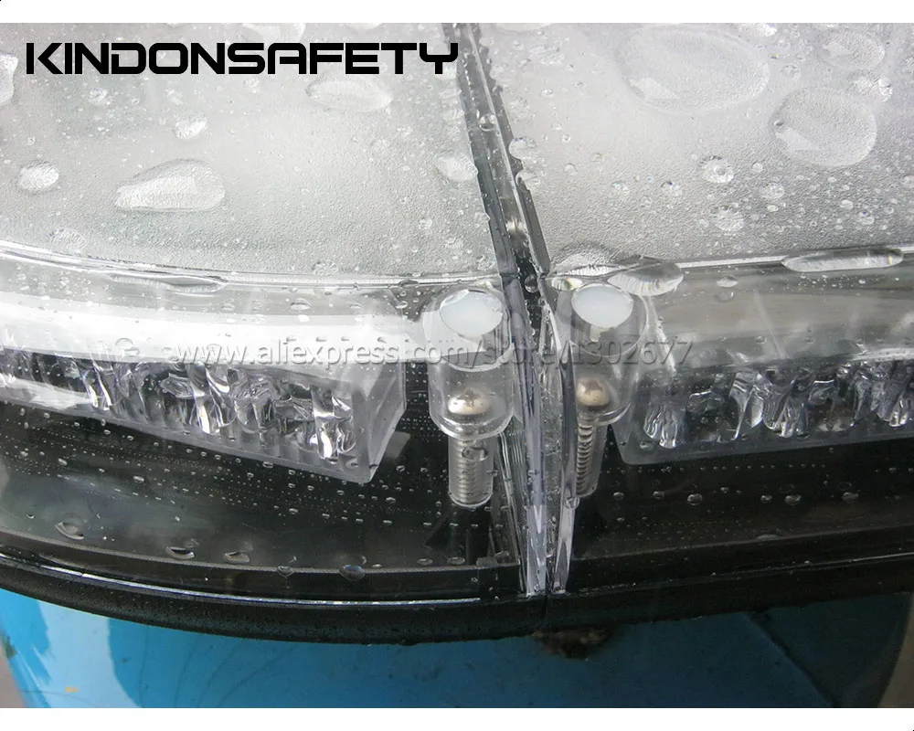 Бесплатная доставка по Fedex! ECE R65 одобренный грузовик световой бар янтарный или