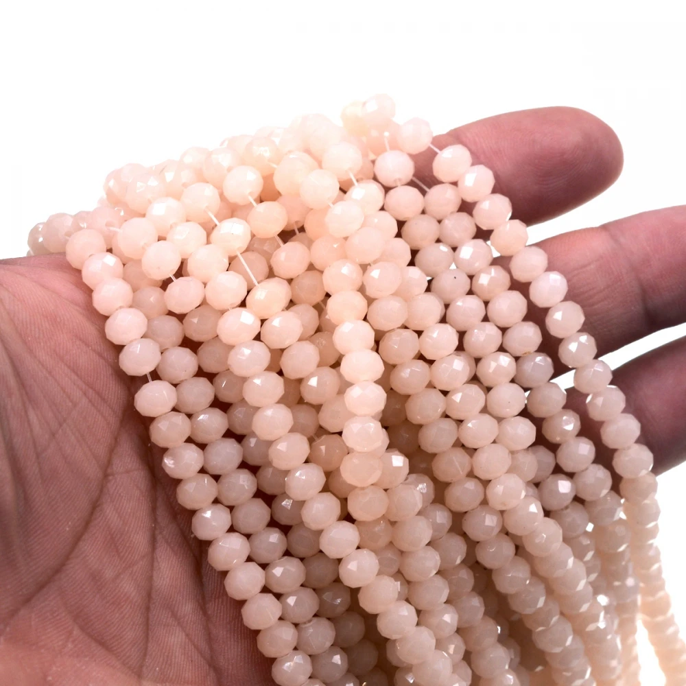 6 мм персиковые розовые хрустальные бусины|bead strands|crystal bead strands6mm crystal beads |
