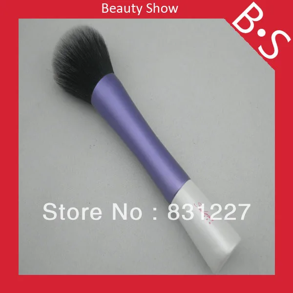 Профессиональная фиолетовая кисть для пудры с плоским дном Кисть