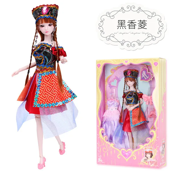Большой бренд Leaf Luo куклы 14 подвижное соединение Barbies Li Фея 29 см полный набор кукла