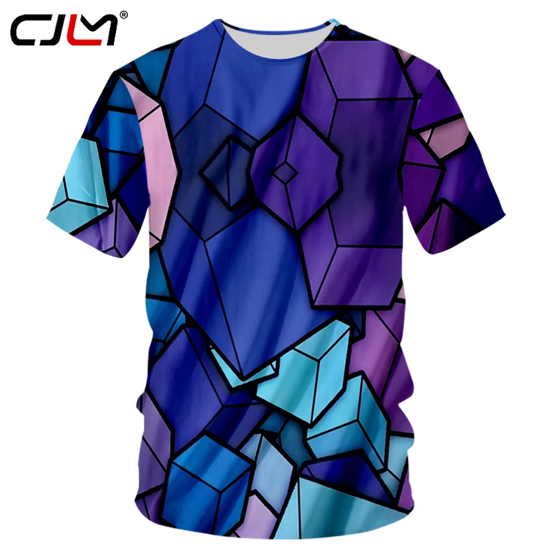 

Футболка CJLM мужская с забавным 3d принтом, повседневная тенниска с круглым вырезом, модная уличная одежда в стиле хип-хоп, летний топ