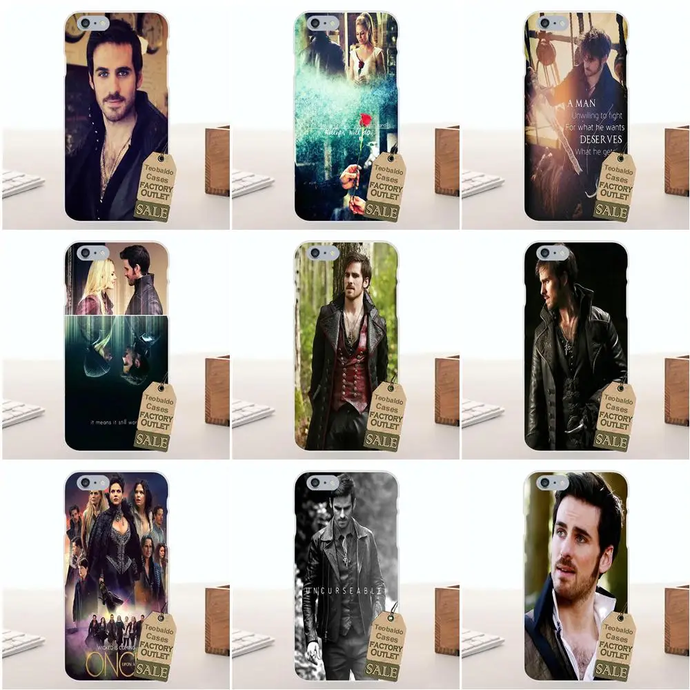 Ctv Killian Jones один раз за для Apple iPhone 4 4S 5 5C SE 6 6S 7 8 Plus X LG G4 G5 G6 K4 K7 K8 K10 мягкие лучшие