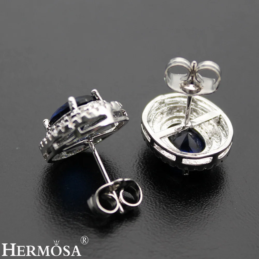 Классические модные овальные серьги Hermosa из стерлингового серебра 925 пробы 3