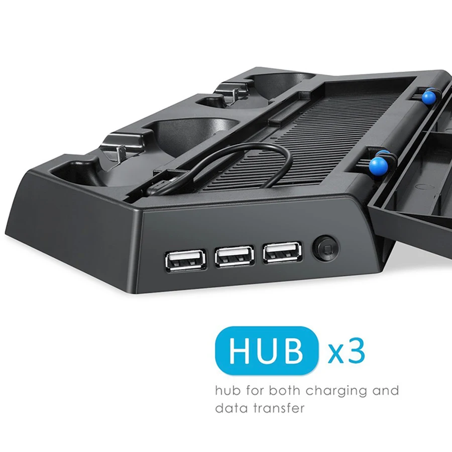 Вертикальная подставка для консоли PS4 джойстик зарядная станция док-станция с