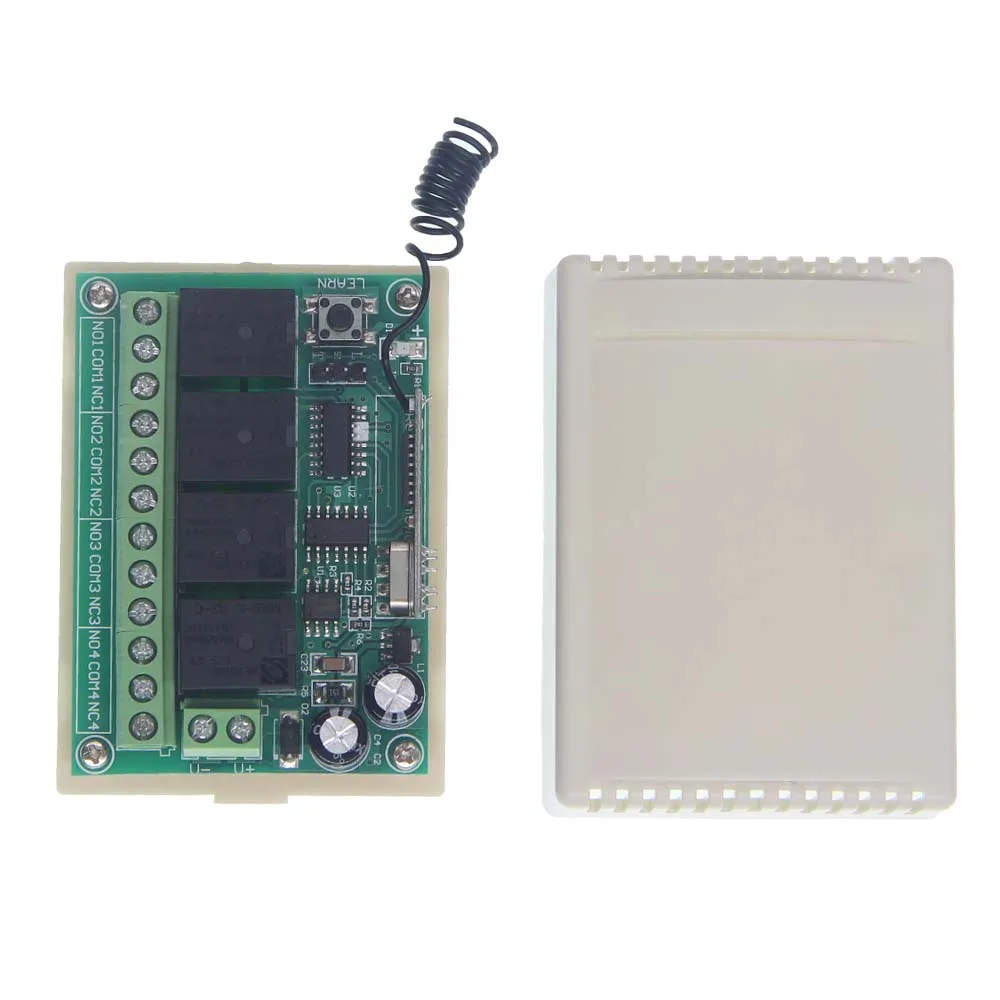 DC 12V 10A 4 CH 4CH RF беспроводной ресивер 315 / 433 MHz|Выключатели| |