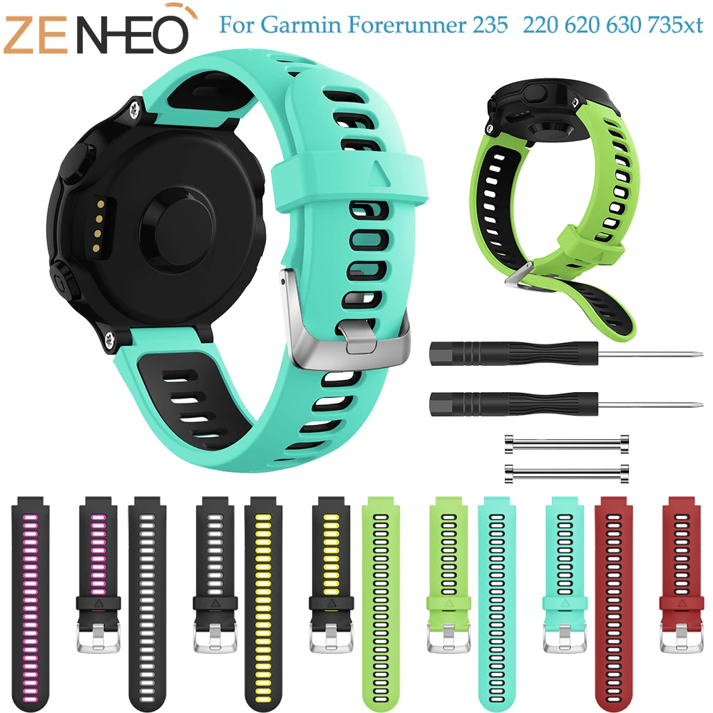 Браслет для Garmin Forerunner 735XT мягкая замена силиконового ремешка ремешок часов 220 230 235