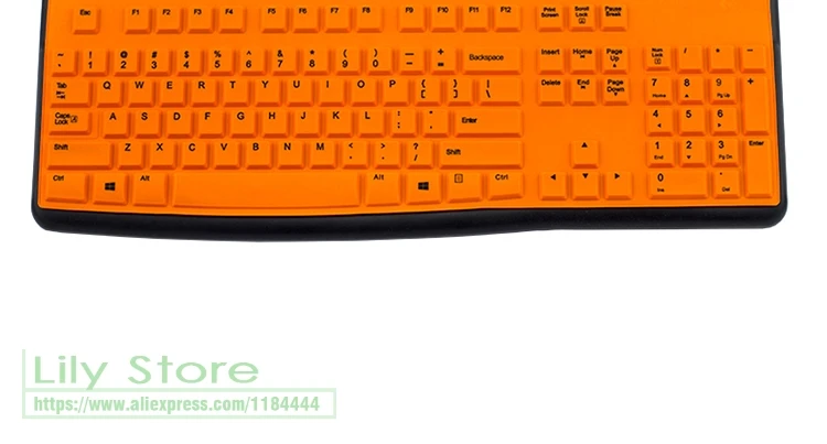 Для logitech MK120 K120 Пылезащитная пленка силиконовая Пылезащитная Механическая Беспроводная настольная клавиатура защитная крышка