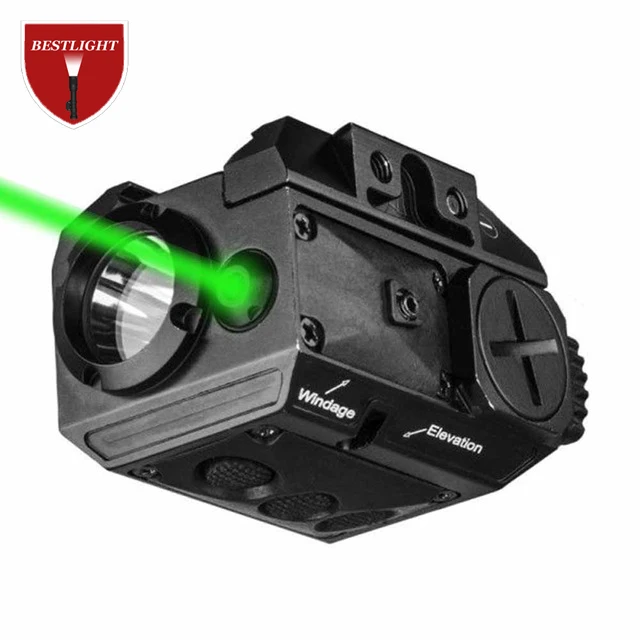 

2in1 Combo Red / Green Laser + Flashlight Tactical Weapon Light Aim Pointer Torch For Pistol Gun Rifle with Picatinny Rail