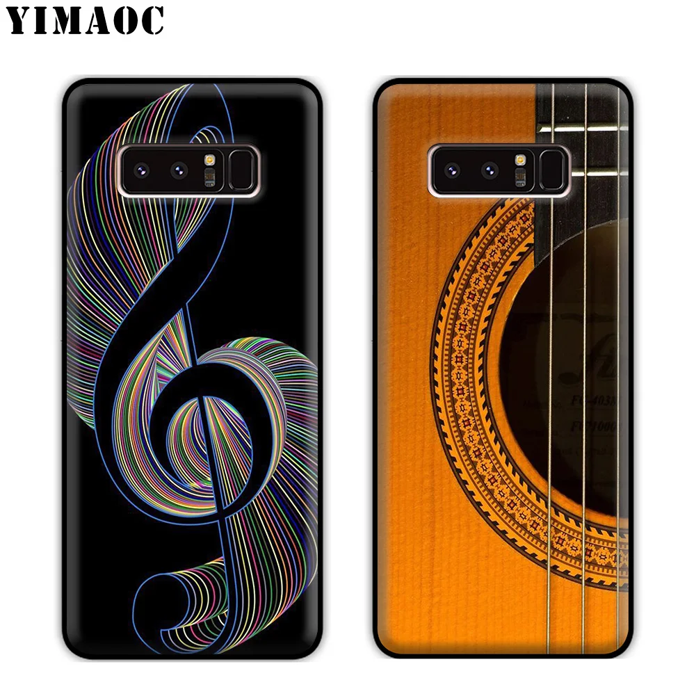 Мягкий силиконовый чехол для гитары YIMAOC Music Life samsung Galaxy S10 S10e S9 S8 Plus S7 S6 Edge J6 |