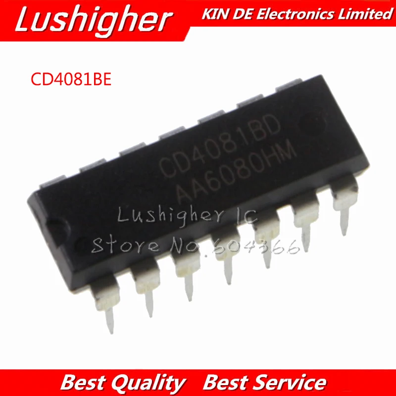 10 шт. CD4081BE CD4081BD DIP14 CD4081 DIP IC новый оригинальный | Электронные компоненты и
