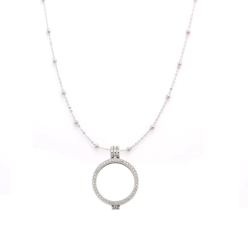 Набор подвесных ожерелий My Moneda включает в себя держатель для монет 35 мм кулон