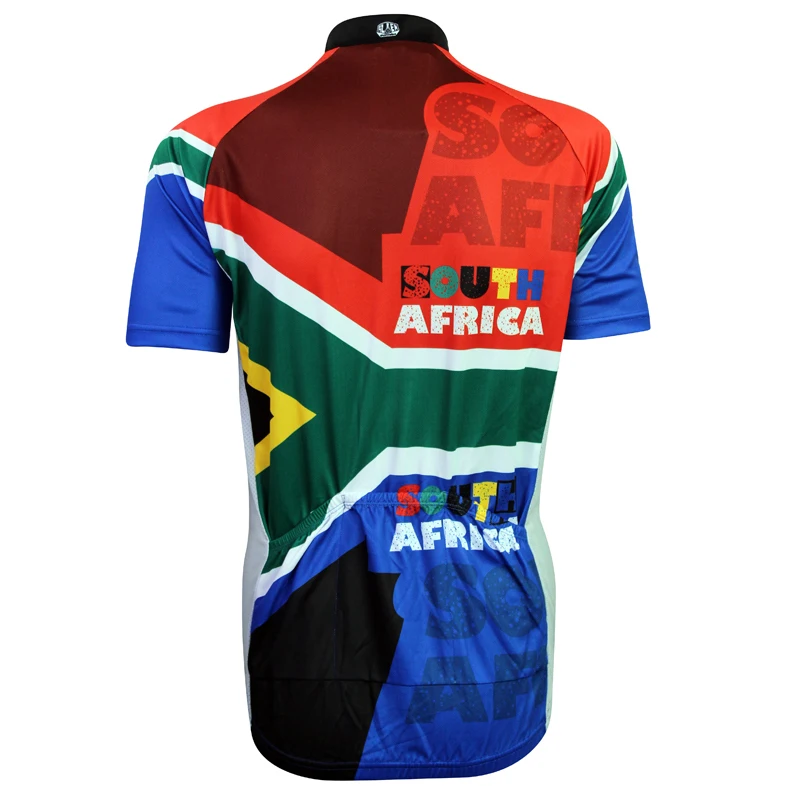 2017 bike jerseys SOUTH AFRICA 17 SportsWear Mens Cycling Jersey Clothing Bike Shirt Size new wisdom leaves | Спорт и развлечения