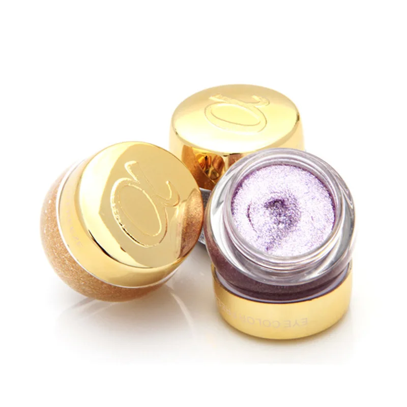 Love alpha 3D блестящие тени для век палитра гель металлический порошок пигмент