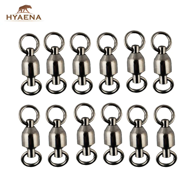 Hyaena 50 шт. шарикоподшипник рыболовные Вертлюги/Твердые кольца латунь/никель