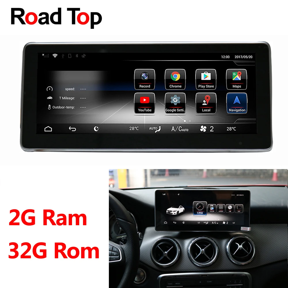 10 25 &quotAndroid 8 Octa ядерный Процессор 2 + 32G автомобильный радиоприемник gps навигации