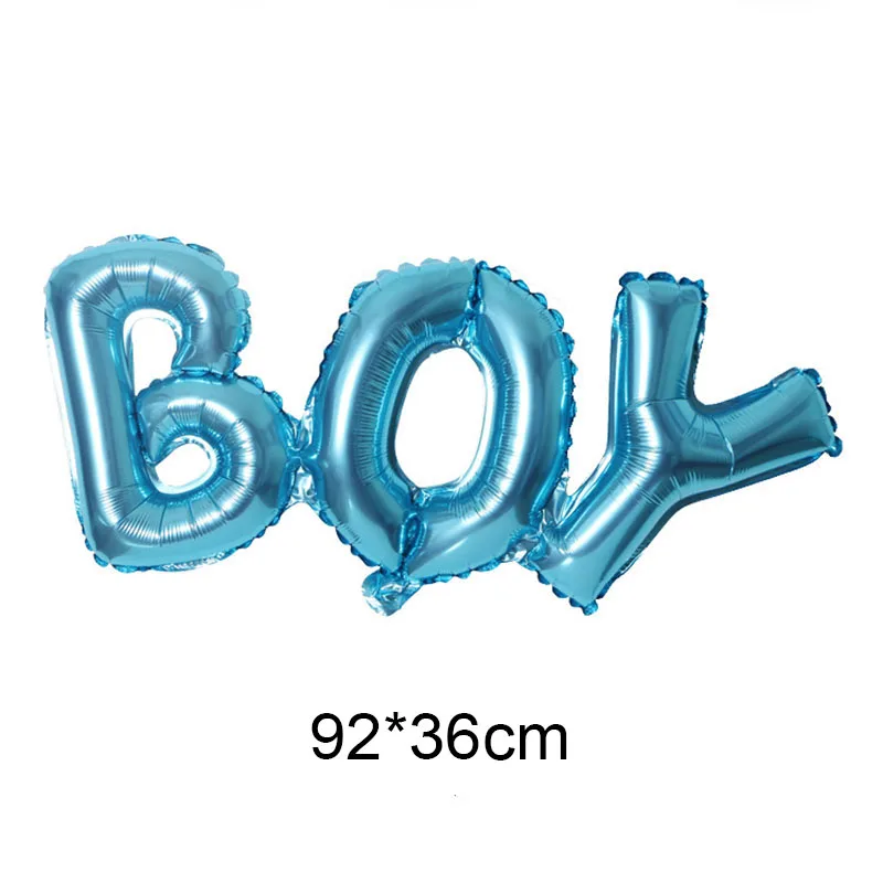 blue2 boy Одно розовое золото звено мальчик девочка Фольга Воздушный шар ребенок пол раскрыть воздушный шар для Бэйби Шауэр 1-й для празднования первого дня рождения украшения воздушные шары - Цвет: blue2 boy