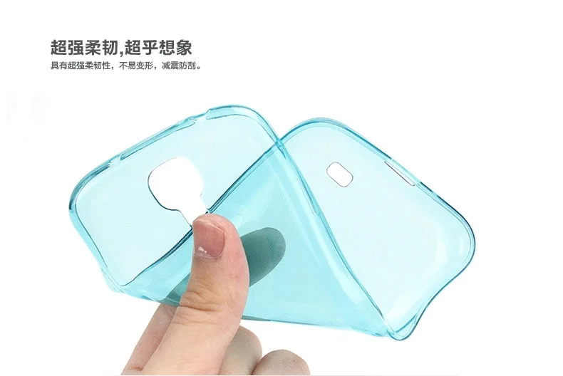2016 High clear Ultra thin Transparent crystal slim TPU Case for Samsung Galaxy S4 Mini i9190 soft protector back cover skin |