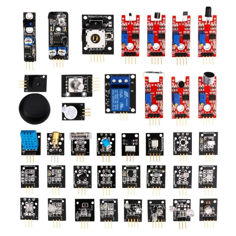 KUONGSHUN 37 в 1 коробка наборы датчиков/37 набор датчиков для Arduino Высокое качество