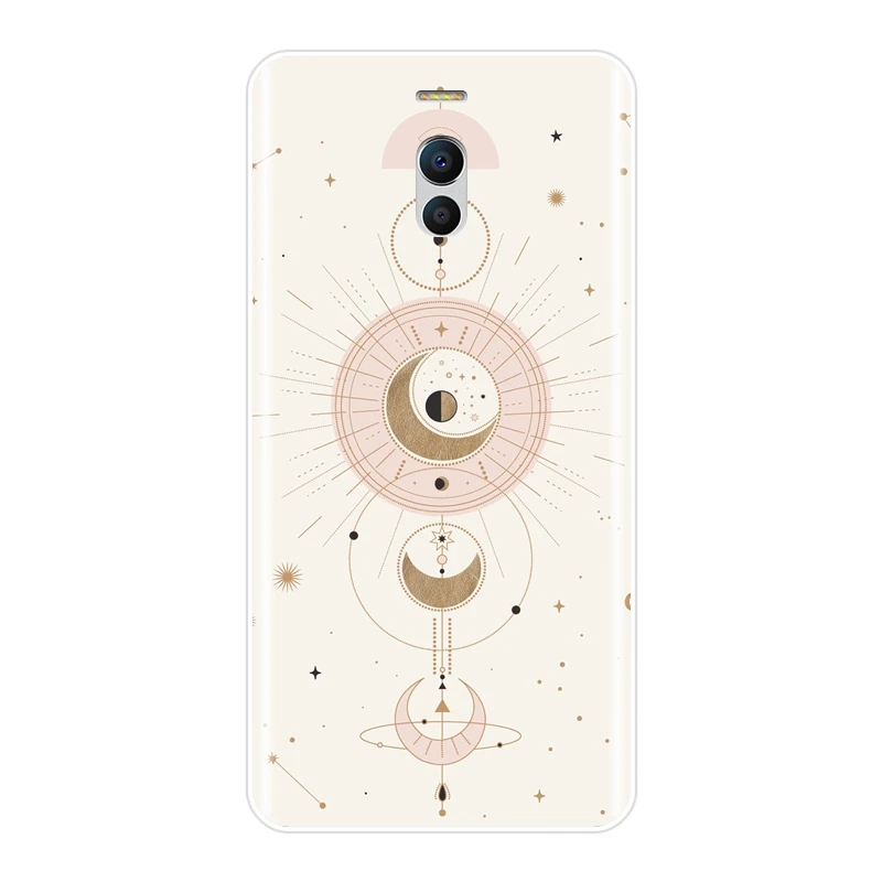 Задняя крышка для Meizu M6 M6S M6T M5 M5C M5S M3 M3S M2 силиконовая Мягкая художественная с