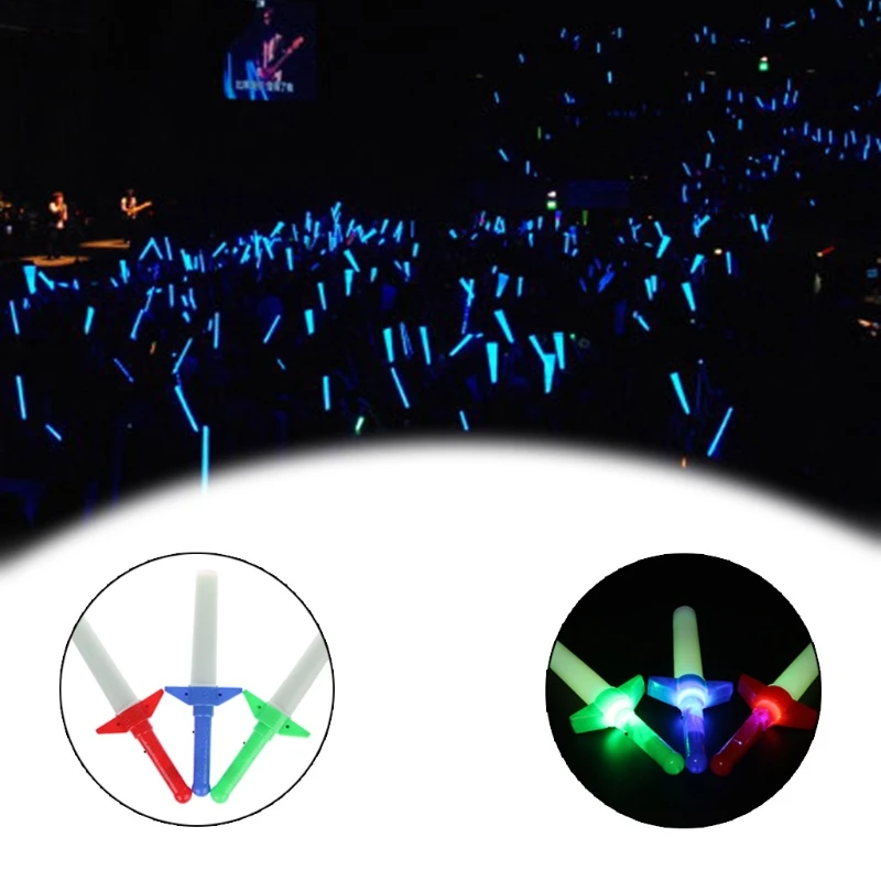 1 шт. Новый Радужный лазерный меч выдвижной светильник игрушки мигающие палочки