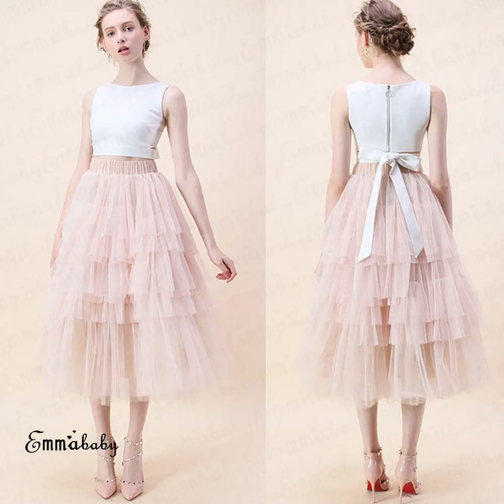 Женская Длинная пляжная юбка с оборками кружевная многоярусная макси в стиле