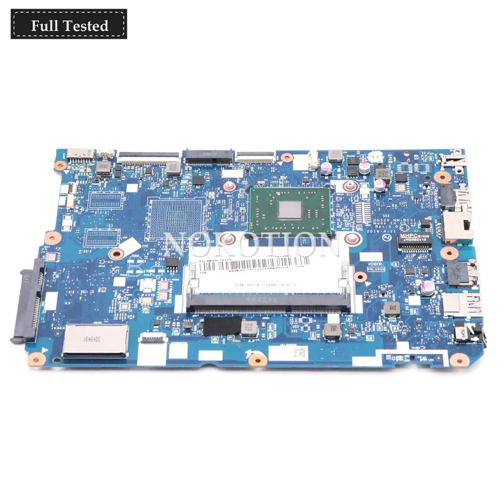 

NOKOTION для Lenovo Ideapad 110-15ACL материнская плата для ноутбука DG520 NM-B051 с A6-7310 CPU материнская плата полностью протестирована