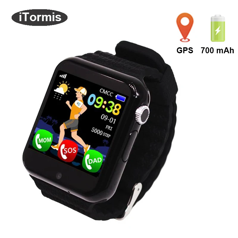 ITormis Дети gps часы смарт детские поддержка Детская безопасность трекер