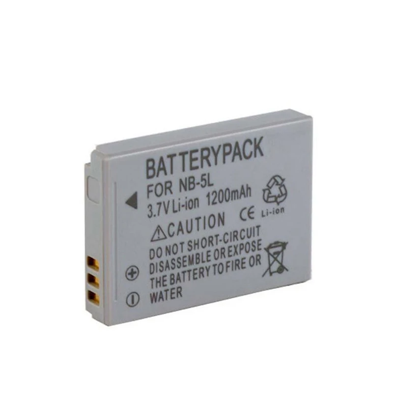 1200mAh For Canon NB-5L NB5L Digital camera battery for PowerShot SD800 IS SD950 DIGITAL 900 SD700 SD790 SD890 | Электроника