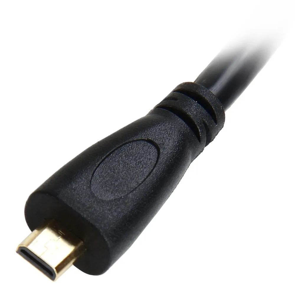 1 шт. микро HDMI к VGA кабель адаптер папа женскому Поддержка высокой четкости 720 p 1080p