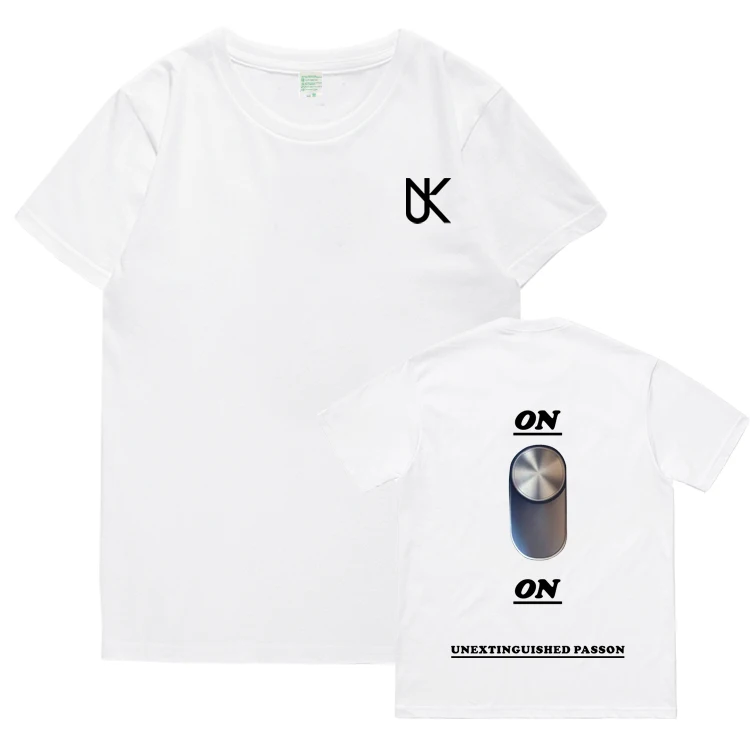 New arrival kpop tvxq u-know album true color concert same portrait/name printing t shirt fashion o neck short sleeve t-shirt | Женская