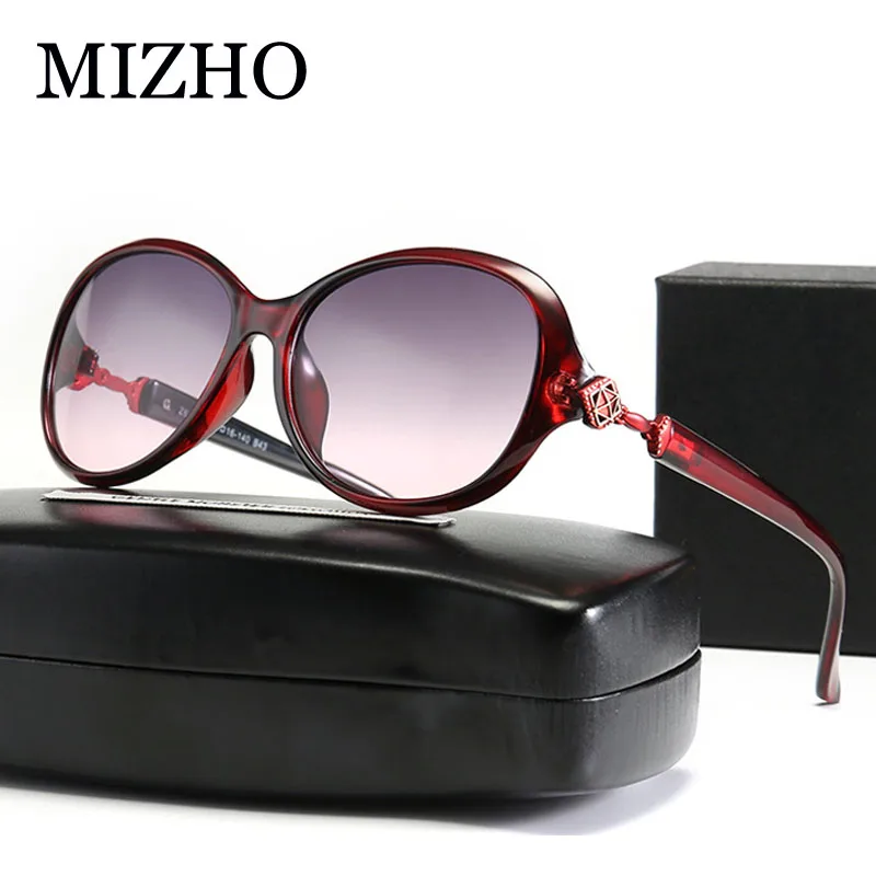 MIZHO 2021 солнцезащитные очки в крошечной оправе женские Овальные брендовые