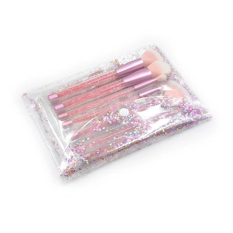 7 шт./комплект блеск кристаллов алмаза ручкой набор кистей для макияжа Пудра